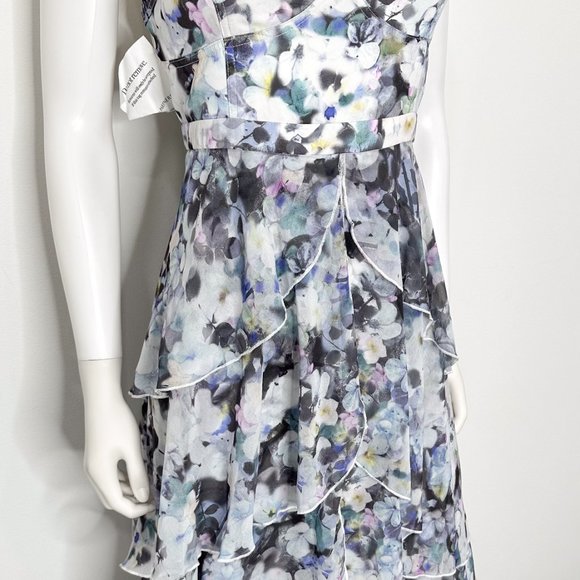 Fame and Partners The Catherine Tiered Bustier Floral Print Gown Maxi Dress - Picture 6 of 16